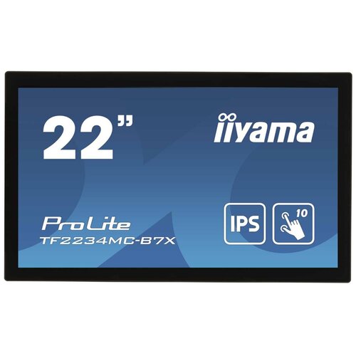 Монитор LCD 215 169 1920х1080FHD IPS nonGLARE TOUCH 350cdm2 H178V178 10001 167M 8ms VGA HDMI DP Open frame 3Y Black 5939000₽