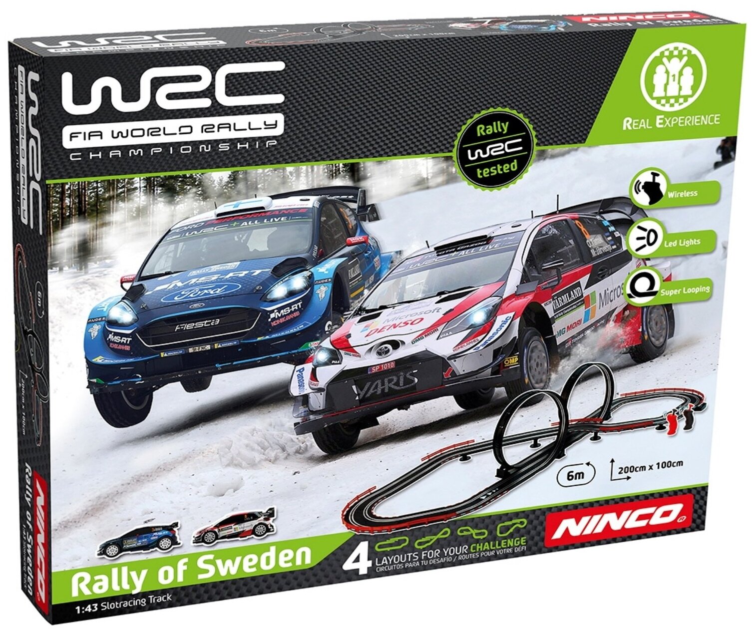 Автотрек Ninco WRC Rally Of Sweden 1:43
