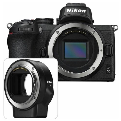 фото Цифровой фотоаппарат nikon z50 body + ftz-адаптер