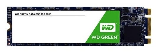 Твердотельный накопитель SSD WD Green 3D NAND WDS120G2G0B 120ГБ M2.2280 SATA-III (TLC)