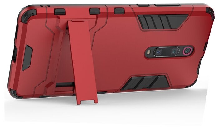 Противоударный чехол Transformer-2 с функцией подставки для Xiaomi Mi 9T (Pro) / Redmi K20 (Pro) красный