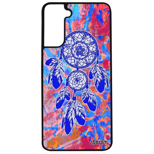 фото Защитный чехол на мобильный // samsung galaxy s21 // "ловец снов" дизайн амулет, utaupia, голубой
