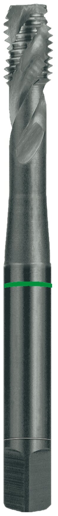 Метчик Ruko M6x1,0 (Машинный, спиральный) HSSE Co5 VAP DIN371 C/2,5P 6h R35 80мм 234060VA