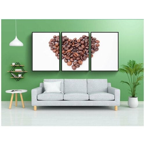 фото Набор модулных постеров для интерьера "здоровье, еда, вкусно" 60x90 см. в тубусе, без рамки lotsprints