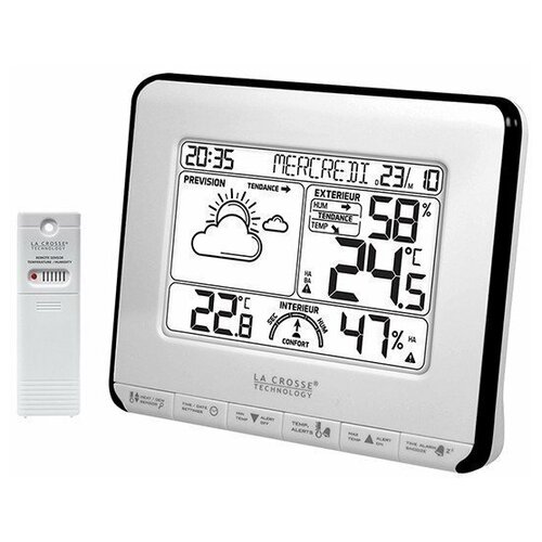 фото Погодная станция la crosse ws6818 серебристый