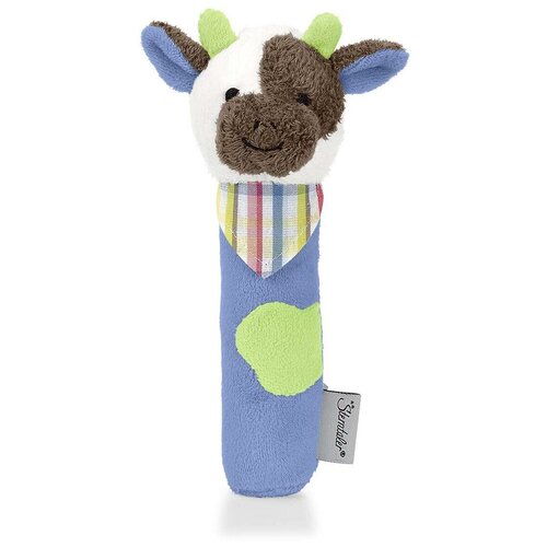 Мягкая игрушка пищалка Sterntaler корова Klecks 16 см 1000₽