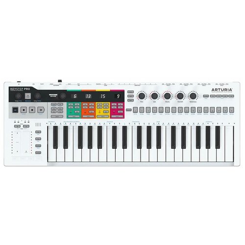 Миди клавиатура Arturia Keystep Pro midi контроллер korg секвенсор sq 64