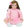 Reborn Kaydora Виниловая кукла Реборн (Reborn Dolls) - Девочка в рубашке с цветами (61 см) - изображение