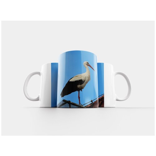 фото Кружка "аист, белый аист, аисты" 320 мл lotsprints