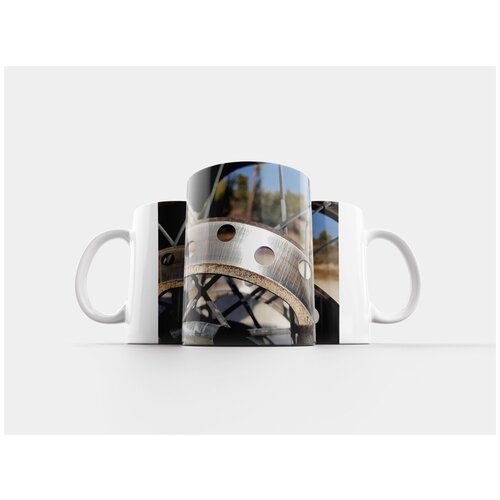 фото Кружка "шкив, мотоцикл, металл" 320 мл lotsprints