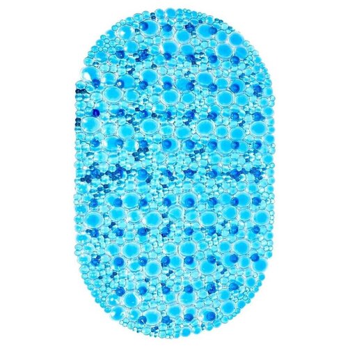 фото Коврик bath plus 67x38cm light-blue 6-102