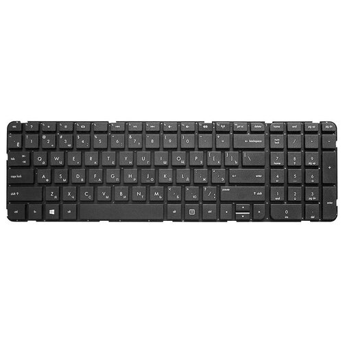 Клавиатура для ноутбука HP Pavilion G7-2000 G7-2100 G7-2200 Series Плоский Enter Черная без рамки PN MP-11N13US-920 106000₽