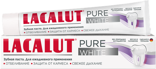 Зубная паста Lacalut Pure White