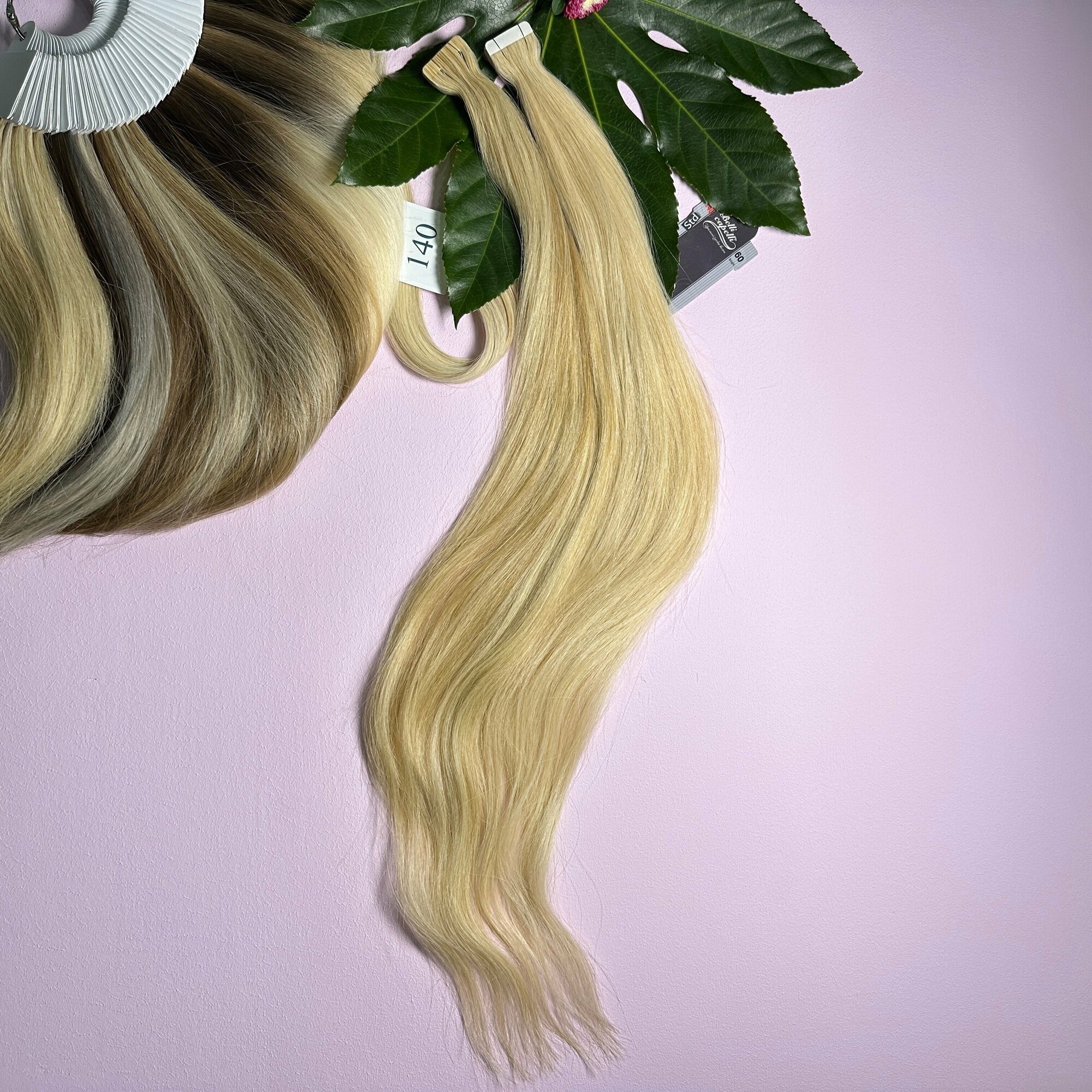 Волосы Belli Capelli славянские стандарт на ленте 2,8см №140 60см (20 лент)