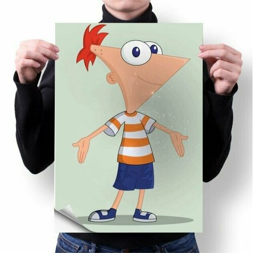 Плакат Финес и Ферб, Phineas and Ferb №4