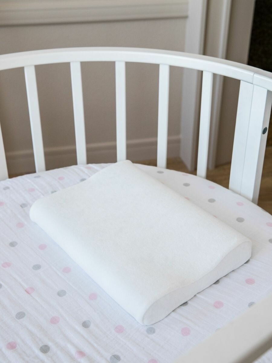 Детская ортопедическая подушка для новорожденных Memory Foam, разм.33х24х5