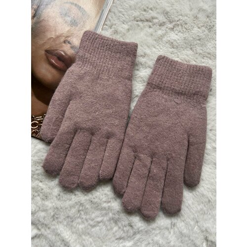 Перчатки , размер 7-9, розовый