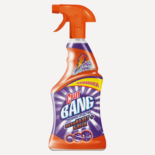 Изображение товара Набор из 3 штук Универсальное средство против налёта и грязи Cillit Bang Антиналёт + Блеск 750мл