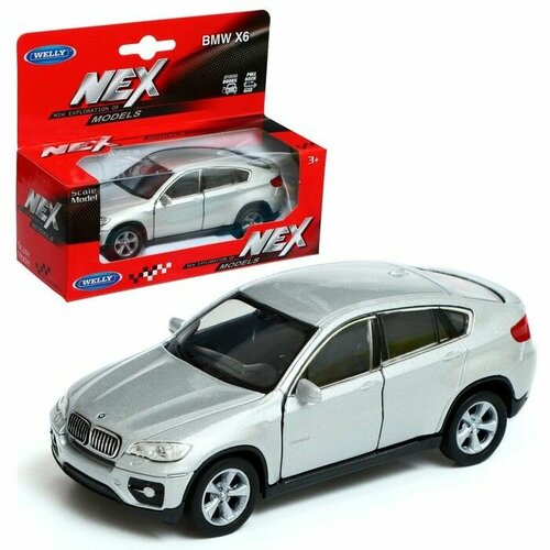 Модель машины BMW X6, масштаб 1:34-39 bmw x6 f16f86 2014 верхн молд ст ветр самоклеющийся pma tools 2478asgrt 1 шт