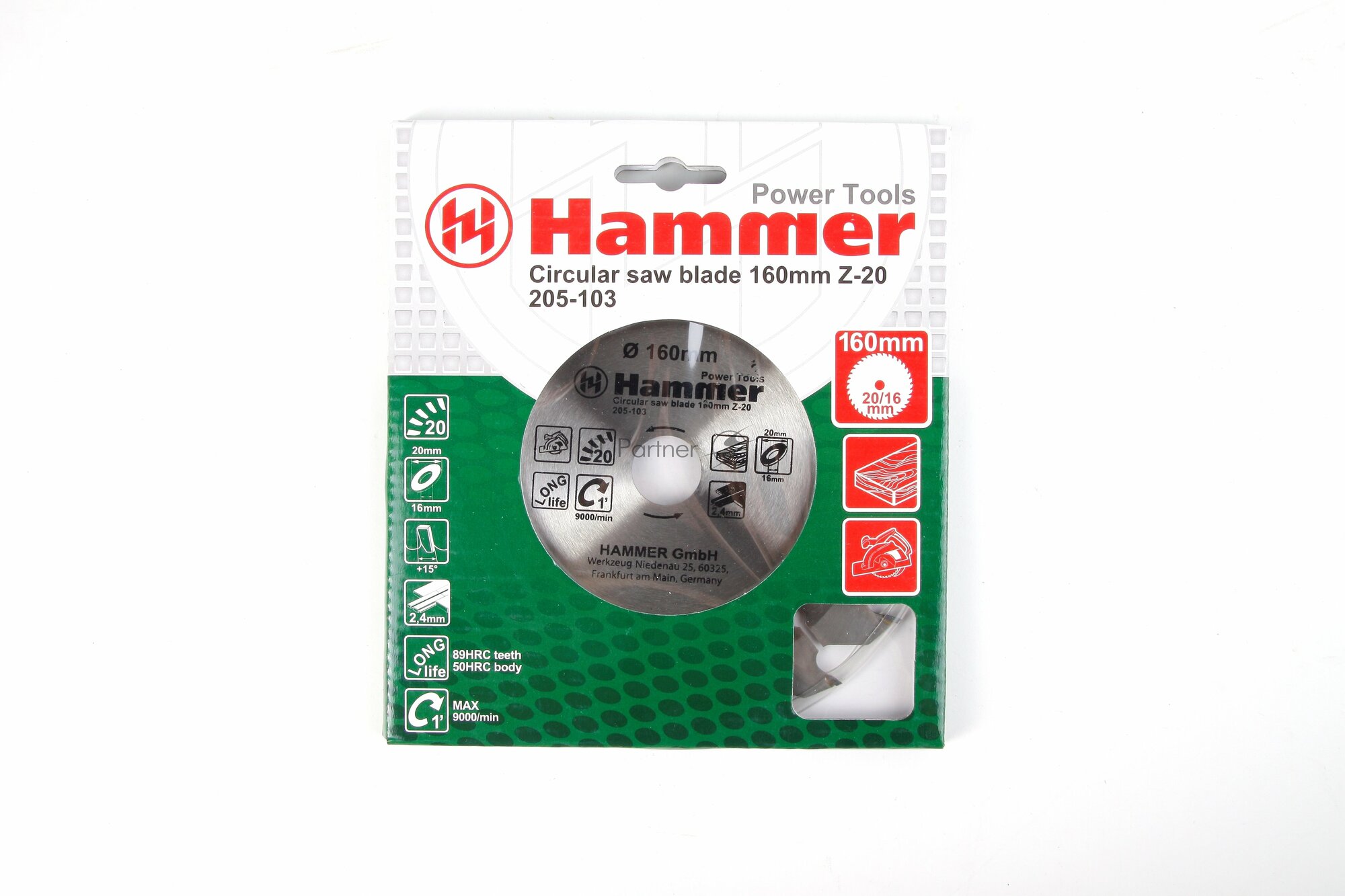 Пильный диск Hammer Flex 205-103 CSB WD 160х20 мм - фотография № 15