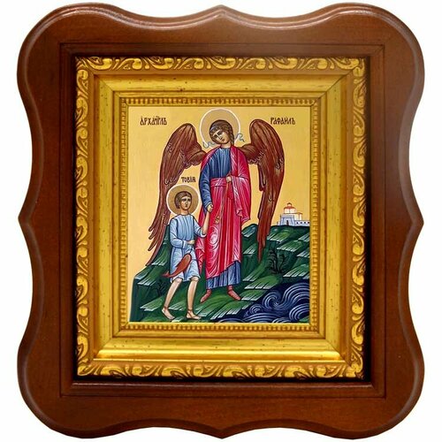 вирче д чудеса исцеления архангела рафаила Архангел Рафаил сопровождает Товию. Икона на холсте.