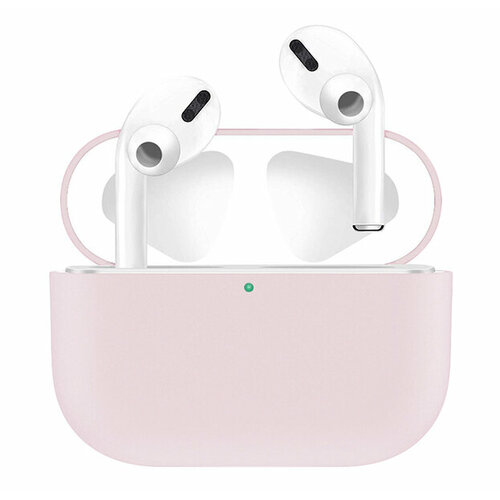 Силиконовый чехол для Airpods Pro Розовый песок