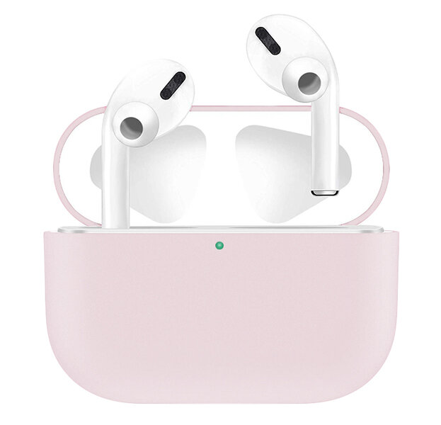 Силиконовый чехол для Airpods Pro Розовый песок