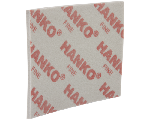 Шлифовальная абразивная губка HANKO SINGLE-SIDED SPONGE PADS WHITE FINE P180–P240 114 × 140мм