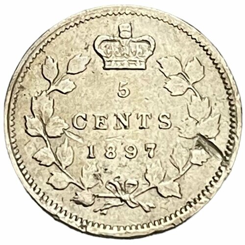 Канада 5 центов 1897 г. (2)