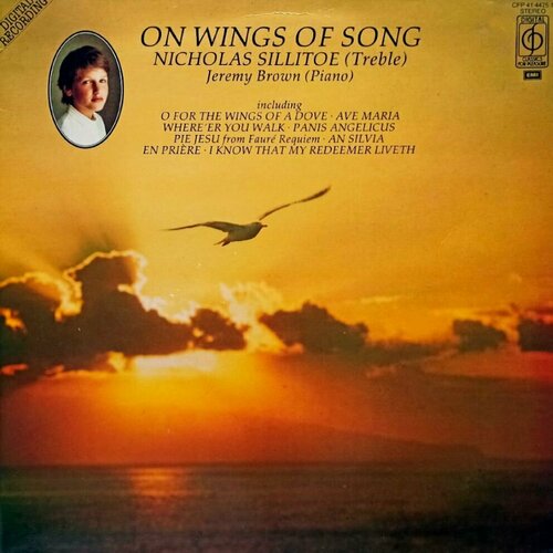 Nicholas Sillitoe. On Wings Of Song (UK, 1974) LP, EX schubert chill with impromtu ave maria arpeggione sonata winerreise
