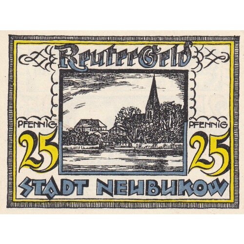 Германия (Веймарская Республика) Нойбуков 25 пфеннигов 1922 г. (2) германия веймарская республика норенберг 25 пфеннигов 1922 г 2 2