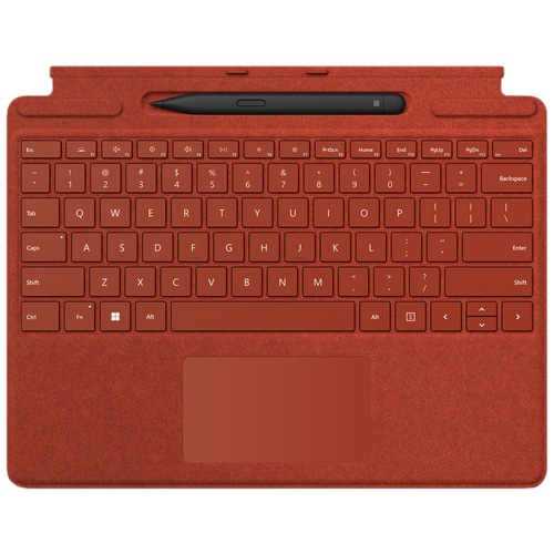 клавиатура microsoft surface pro x 8 9 signature keyboard sapphire Microsoft Surface Pro 9 Signature Keyboard+Slim Pen 2 Poppy Red