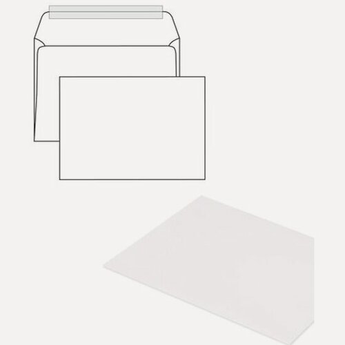 Изображение товара Конверты С5 Ряжская Печатная Фабрика (162х229 мм), отрывная полоса, белые, комплект 1000 шт.