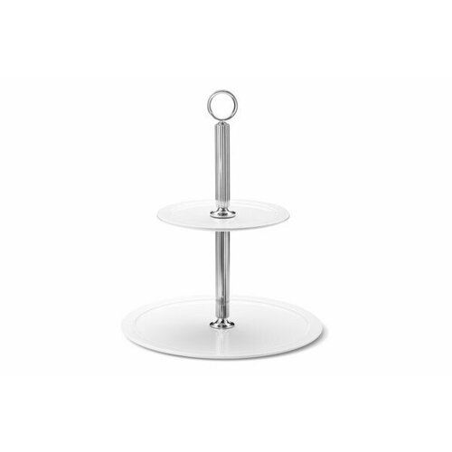 Фруктовница двухъярусная Georg Jensen Бернадот 28,7 см