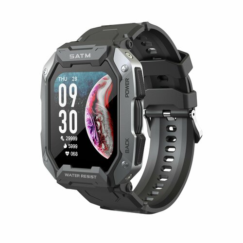 IP68 ударопрочные смарт часы Lemfo C20 с BT звонком Мужские спортивные часы с мониторингом пульса шагомером счетчиком калорий BT звонком 489000₽