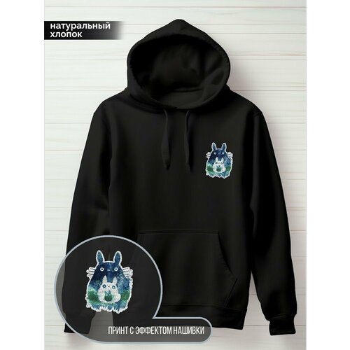 фото Худи hypnotica, размер m, черный