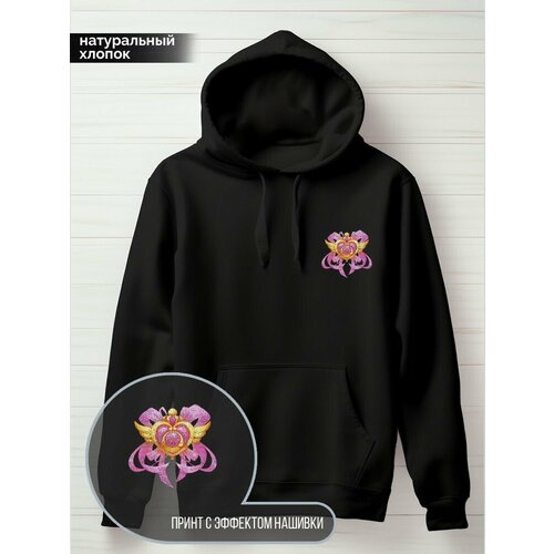 фото Худи hypnotica, размер m, черный