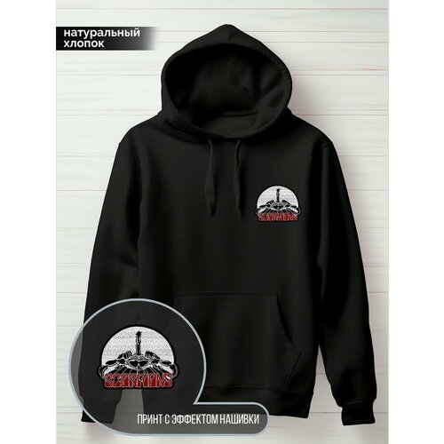 фото Худи hypnotica, размер m, черный