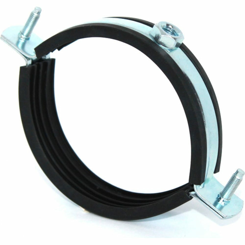 фото Сантехнический хомут для труб с гайкой СВК 3 М10 87-90 SVK-Fe080М10