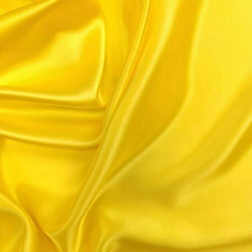 Ткань плательная шелк (желтый) 98 шелк, 2 эластан италия 50 cm*143 cm ткань плательная принт 98% хлопок 2% эластан италия 50 cm 152 cm