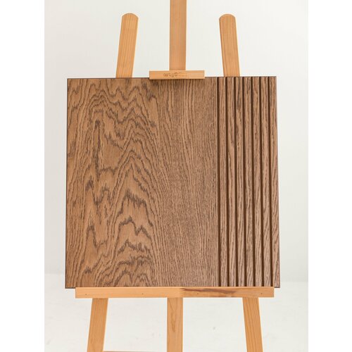 Стеновая панель из дерева, шпона натурального дуба, 4 шт 50х50 см, WP 02 AIS DESIGN studio