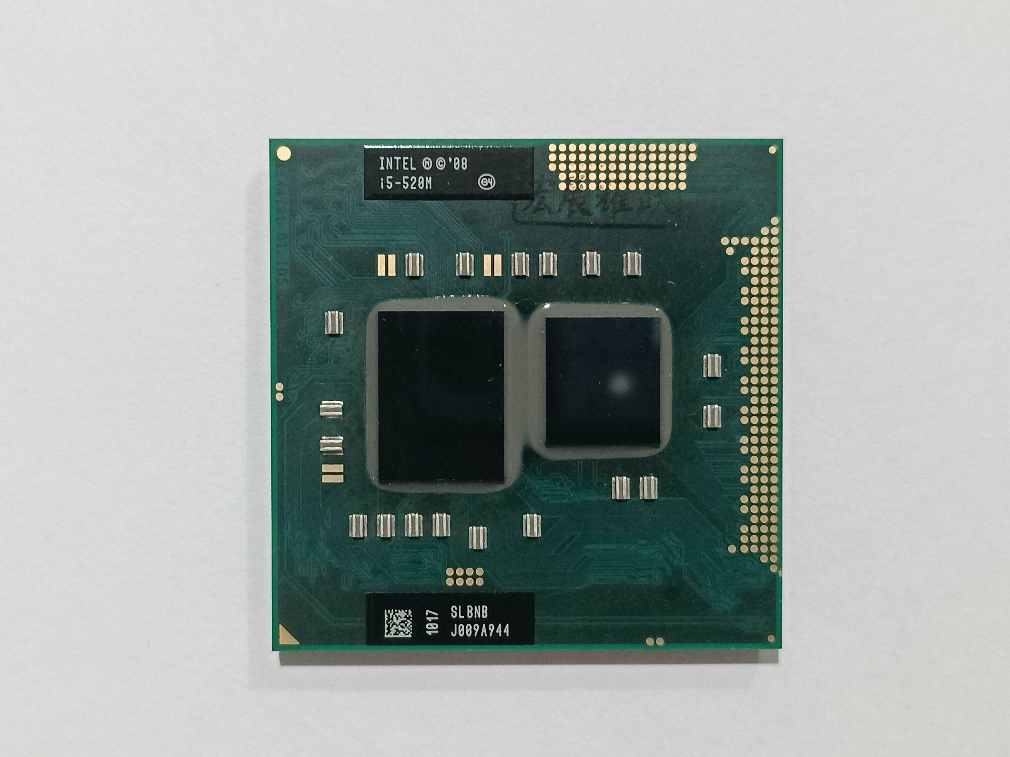 Intel Core i5 520M 24Mhz/3Mb Arrandale 2 ядра 4 потока PGA988 процессор для ноутбука