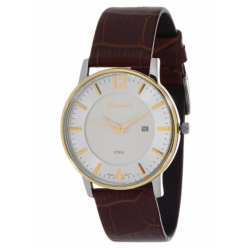 Наручные часы Guardo S9306-11, серебряный, золотой наручные часы guardo наручные часы guardo luxury s9306 9 черный золотой