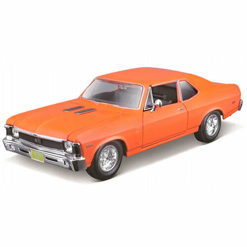 Сборная модель автомобиля Chevrolet Nova SS 1970, металл 1:24 Maisto maisto 1 24 1970 chevrolet nova ss blue casting alloy car model handicraft decoration collection toy tool gift die casting