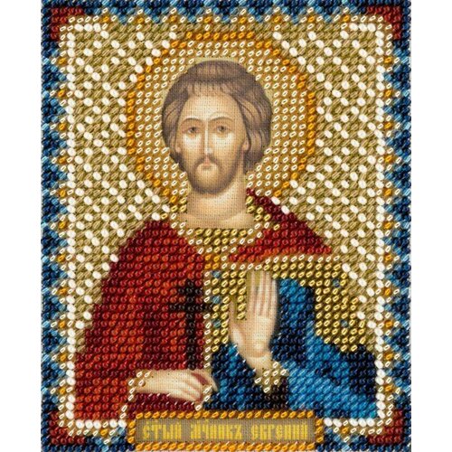 набор вышивки бисером panna икона святого мученика анатолия никейского 8 5x11 Panna Икона Святого мученика Евгения Севастийского ЦМ-1875