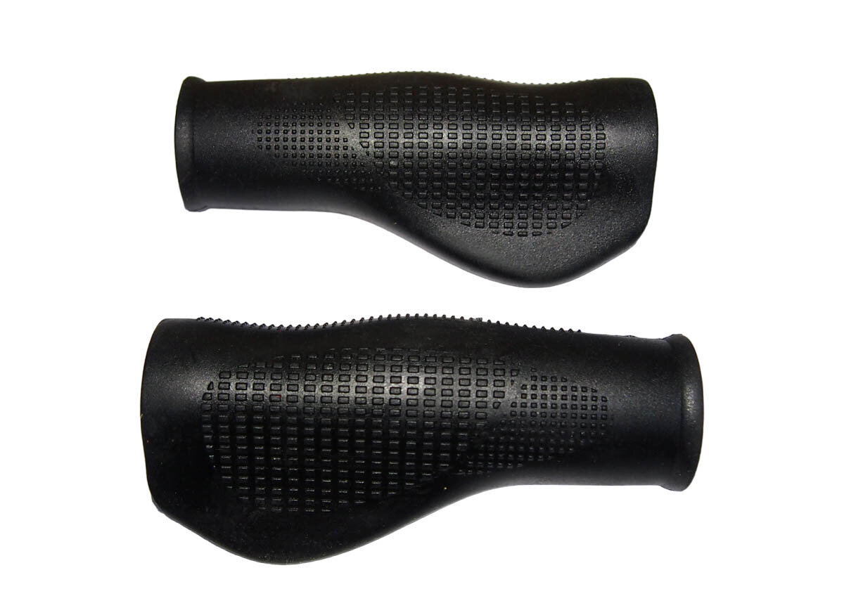 фото Грипсы 110мм, анатомические, резина, черные XH-G76