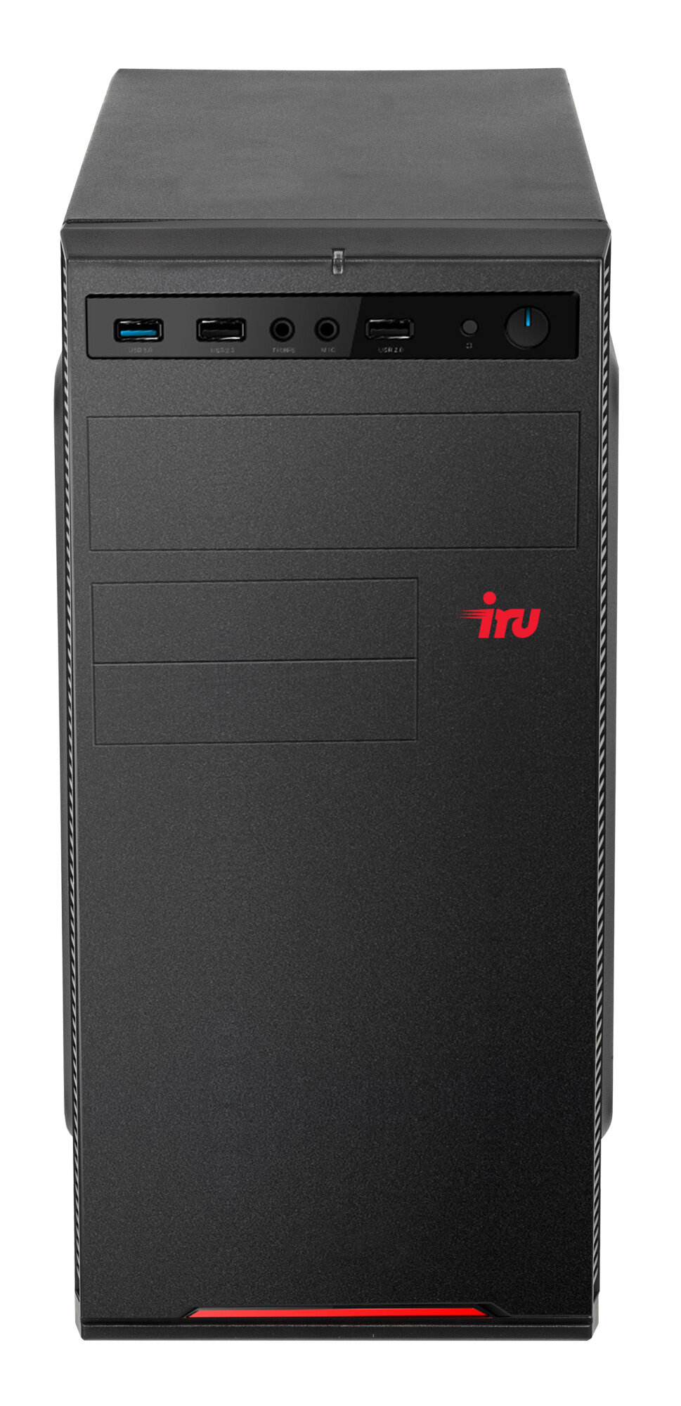 Компьютер IRU Home 510B5SE, Intel Core i5 11400, DDR4 8ГБ, HDD 1024ГБ, Intel UHD Graphics 730, Free DOS, черный (1927310) - фото №6