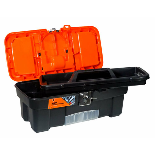Ящик для инструментов 16 Энкор чёрно-оранжевый BR3730 1525₽
