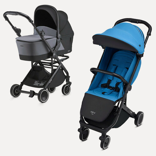 Изображение товара Детская коляска 2в1 Anex Air-X, цвет Blue / Black (Синий / Чёрный), артикул производителя Ax-08/L / Ax-C-01