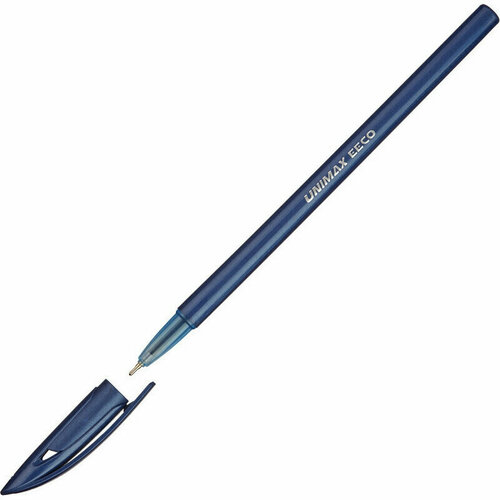 Ручка Ручка шариковая неавтоматическая Unimax EECO 0,7мм, син, масл, неавтомат - 11 шт